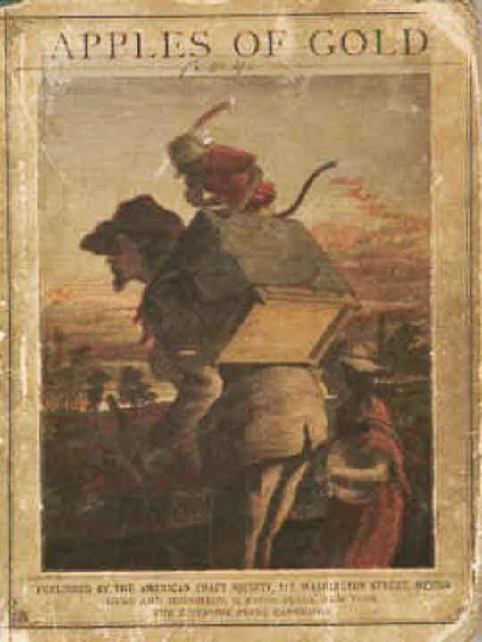 Apples of Gold An Alternate Cover for 1872 Illustrations & Scriptures